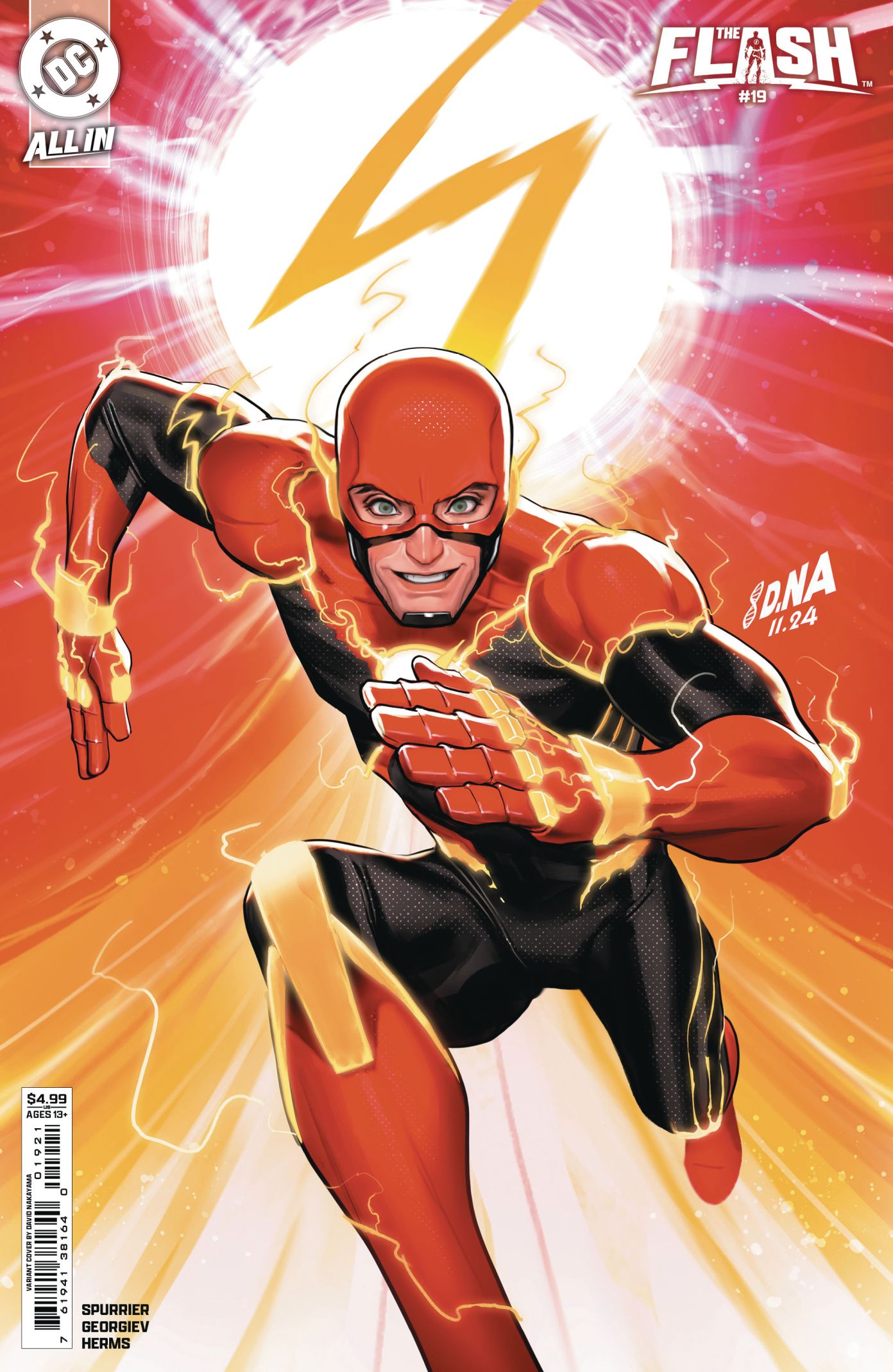 Flash #19 Cvr B David Nakayama Csv