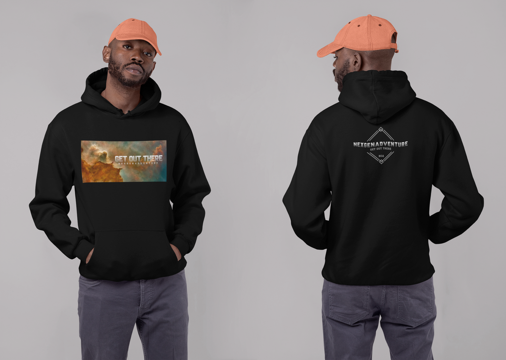 Download Nga Cosmic Get Out There Champion Hoodie Nexgenadventure PSD Mockup Templates