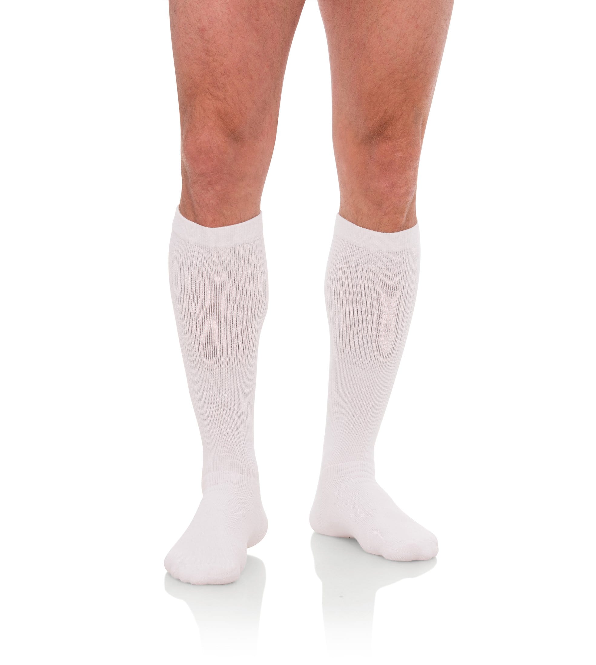 white compression socks for men