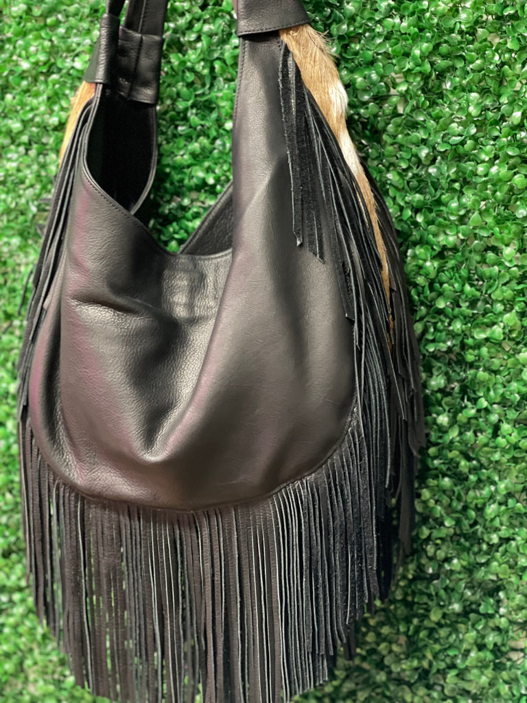 Juan Antonio Tooled Leather Handbag with Ivory Inlay