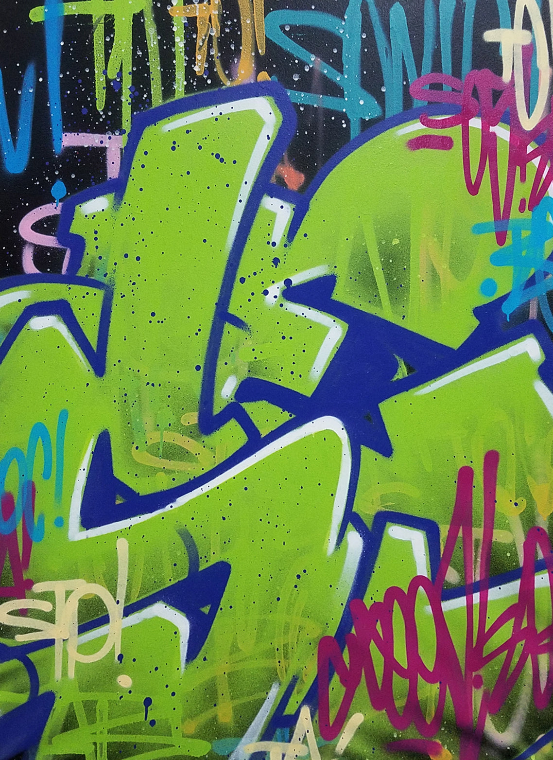  GRAFFITI  ARTIST  SEEN Scribble SE on Canvas DirtyPilot