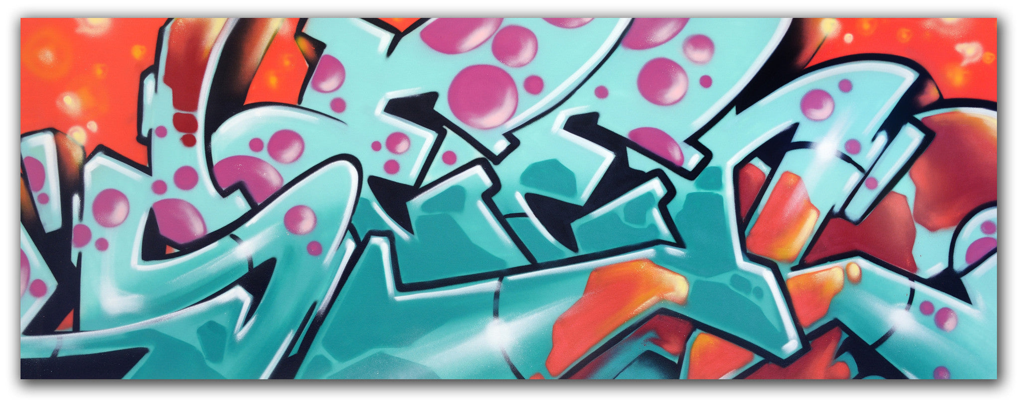 GRAFFITI ARTIST SEEN - "SEEN Wildstyle" Aerosol on Canvas ...
