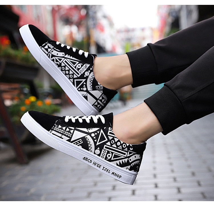 printed canvas shoes for ladies