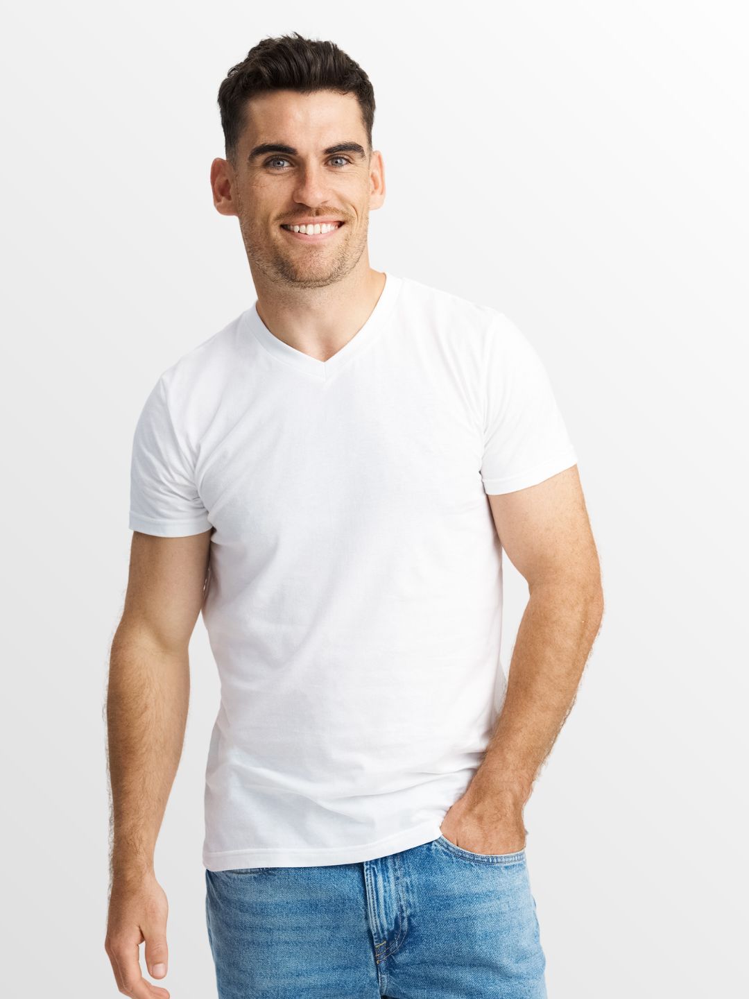 Fairtrade Organic V-neck T-shirt: Mens