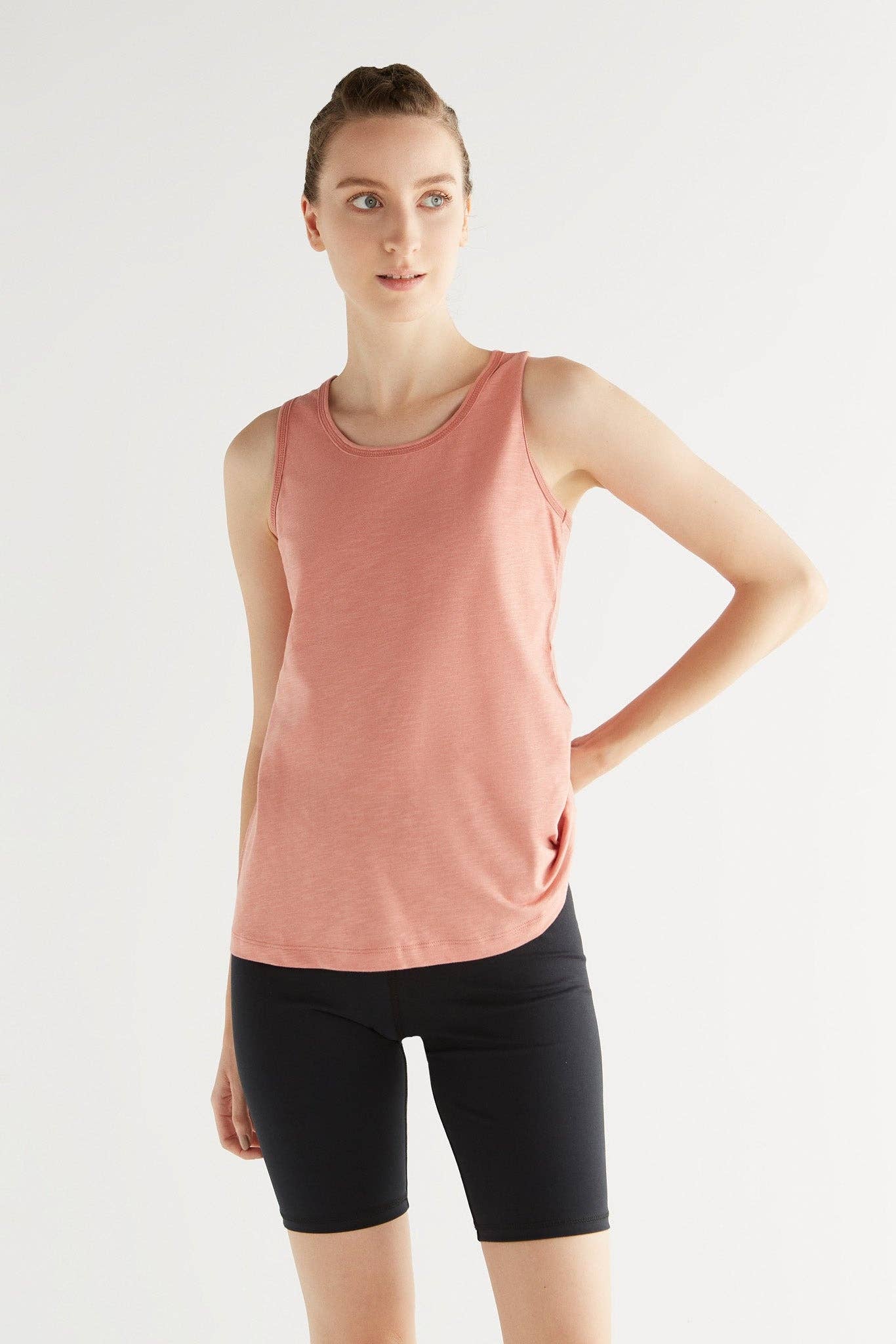 Organic Cotton Sports Racerback Vest: Womens