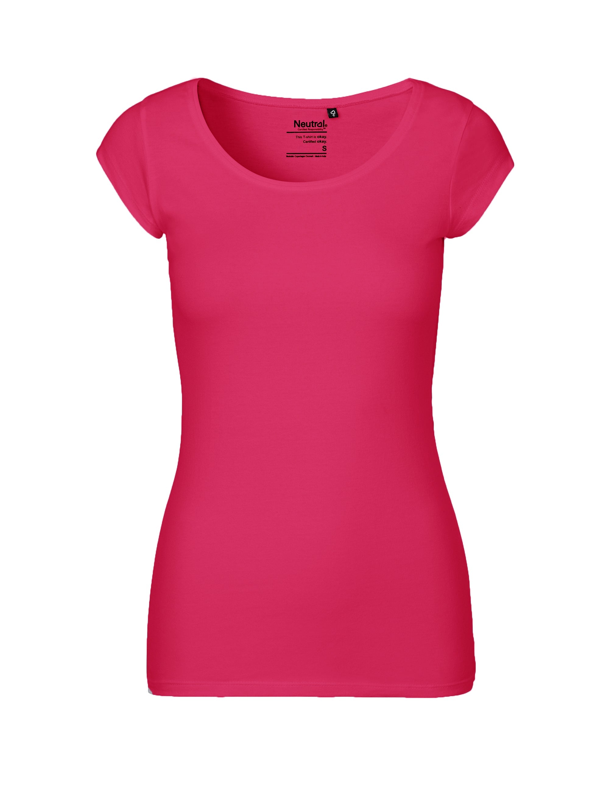 Fairtrade Organic Roundneck T-shirt: Womens