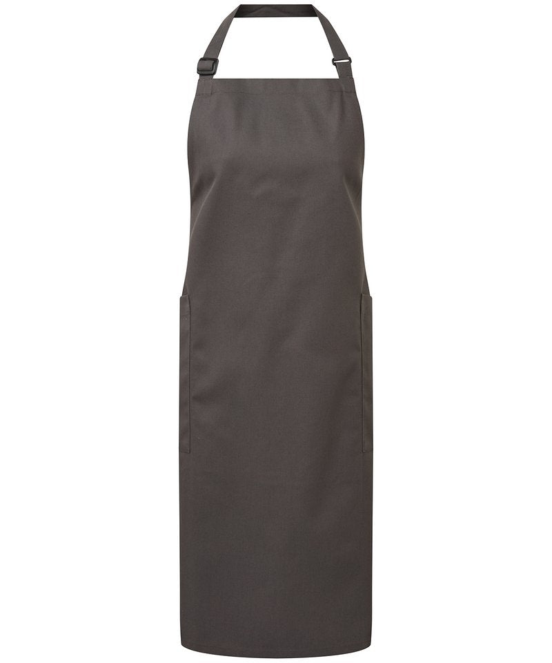 Recycled Polyester And Cotton Bib Apron, Organic And Fairtrade Certified