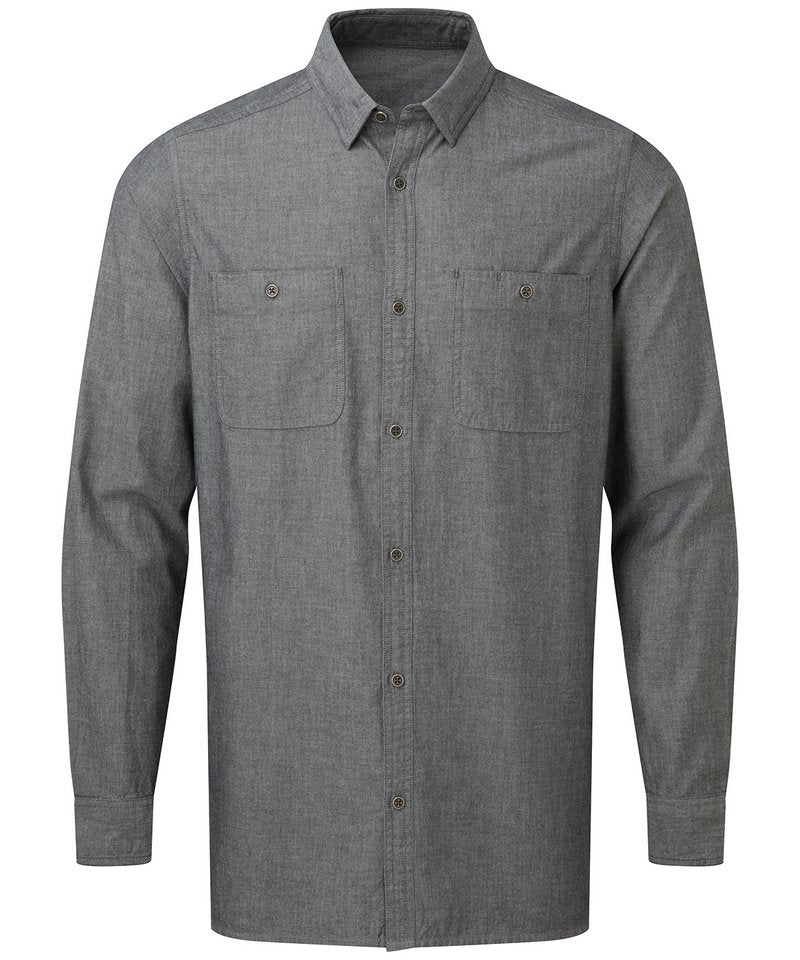 Fairtrade Organic Chambray Shirt: Mens