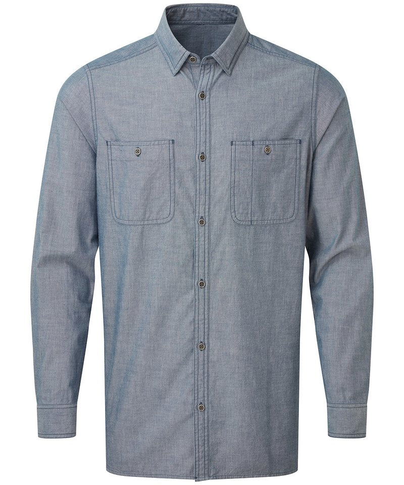 Fairtrade Organic Chambray Shirt: Mens