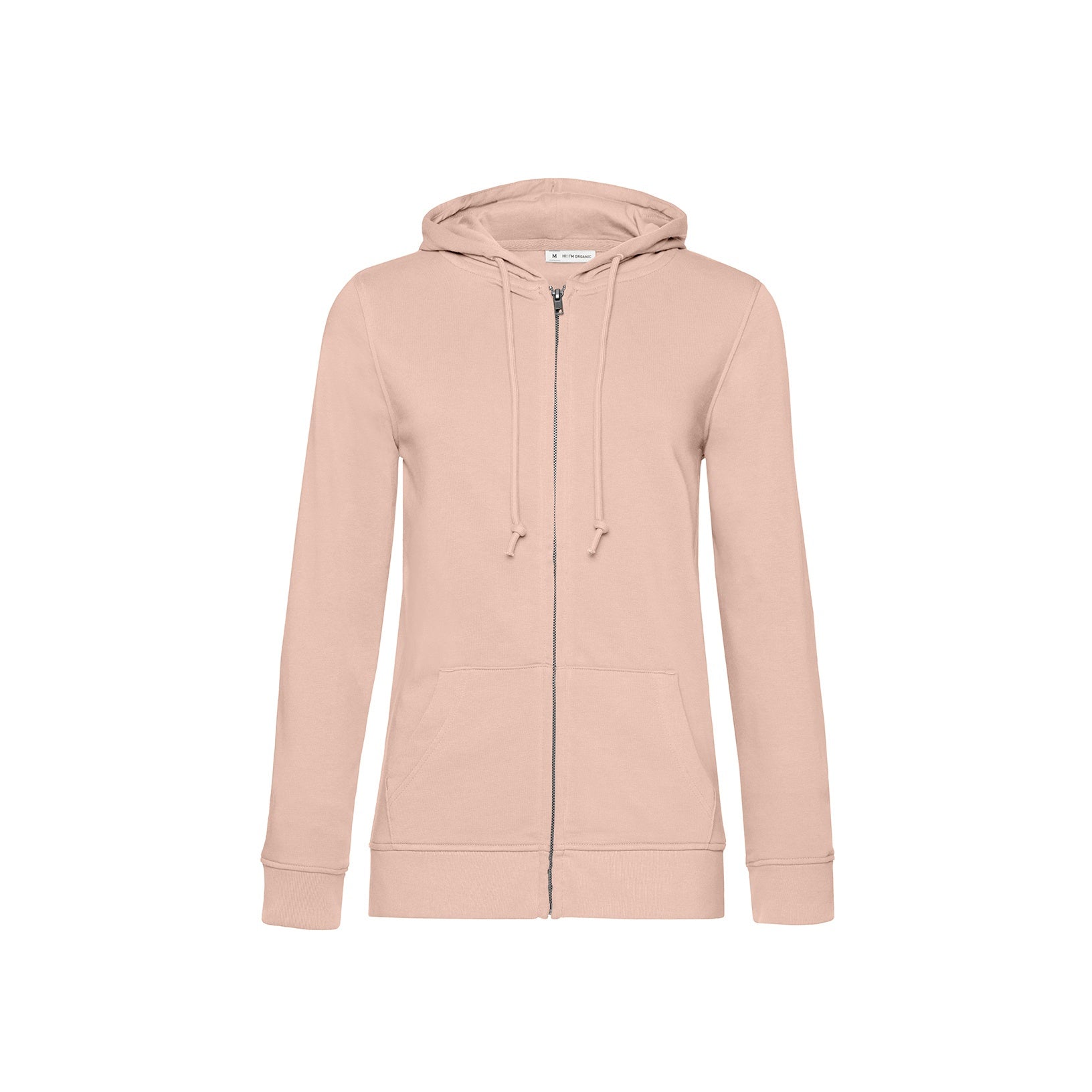 Organic Essential Zipped Hoodie: Womens