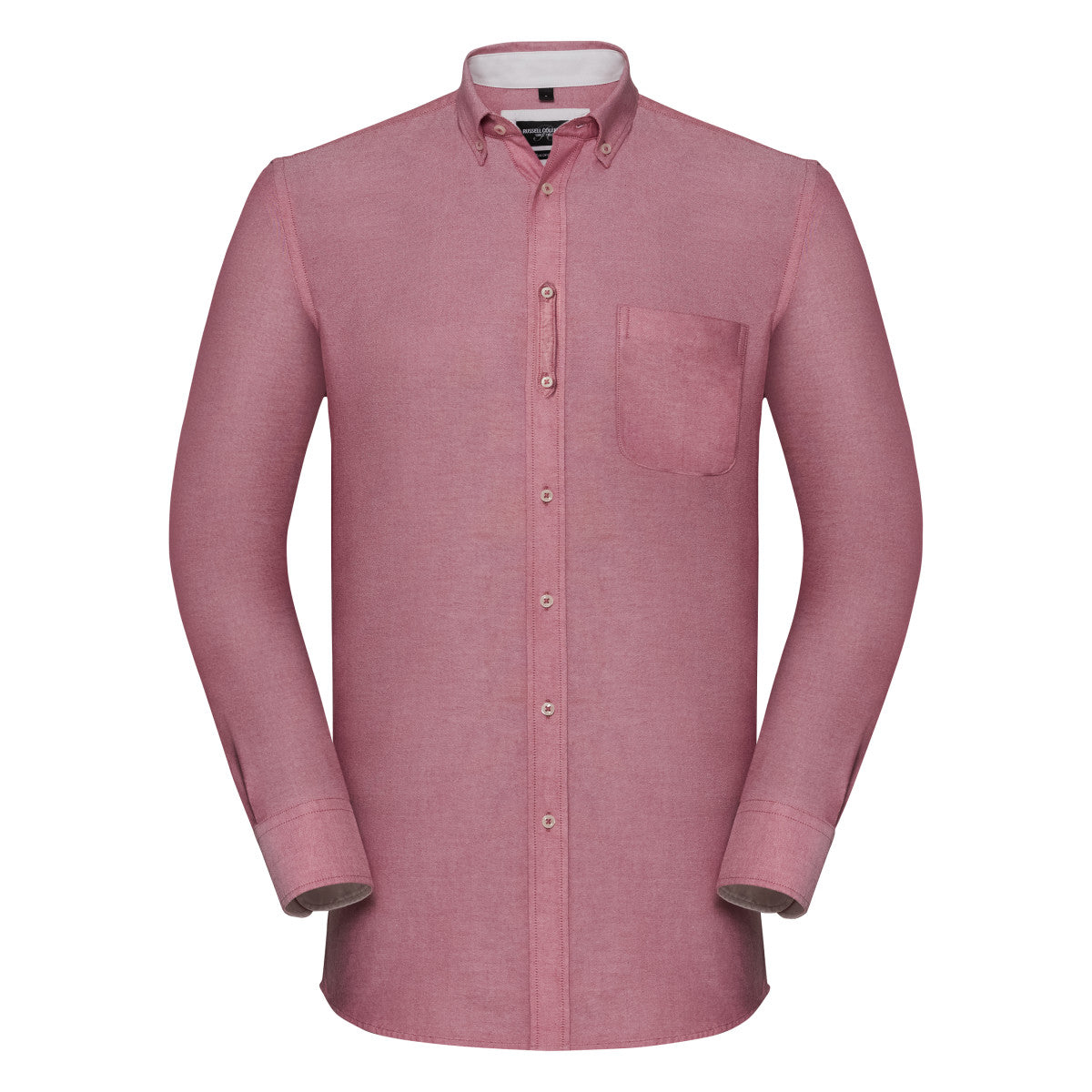 Organic Cotton Long Sleeve Oxford Shirt: Russell Collection