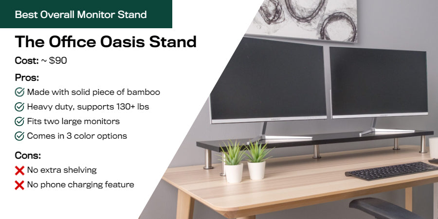 best overall wide monitor stand