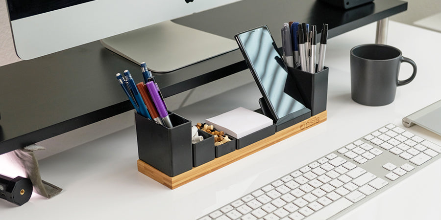 essential home office desk organizer