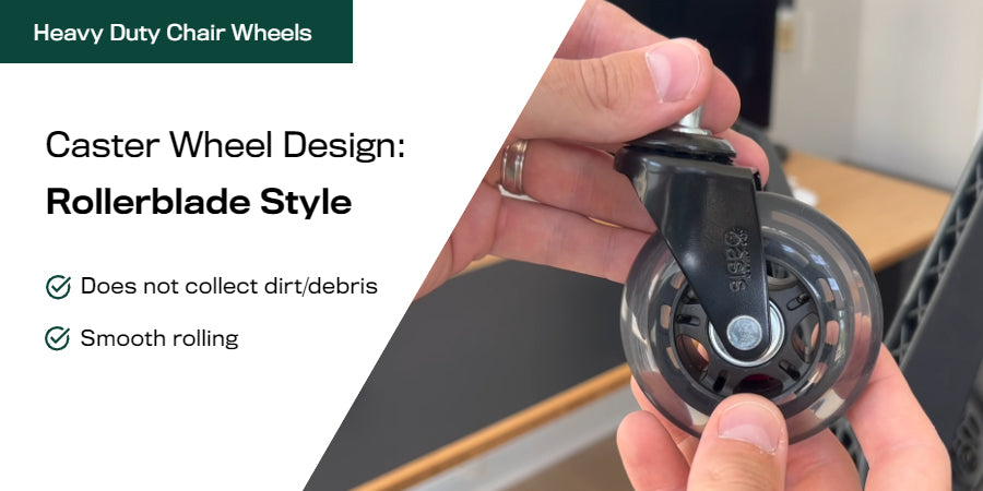 rollerblade caster wheel design