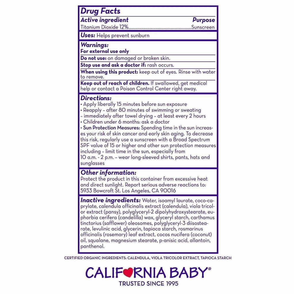 California Baby Super Sensitive Sunscreen Spf 30 With Photos Prices Reviews Cvs Pharmacy