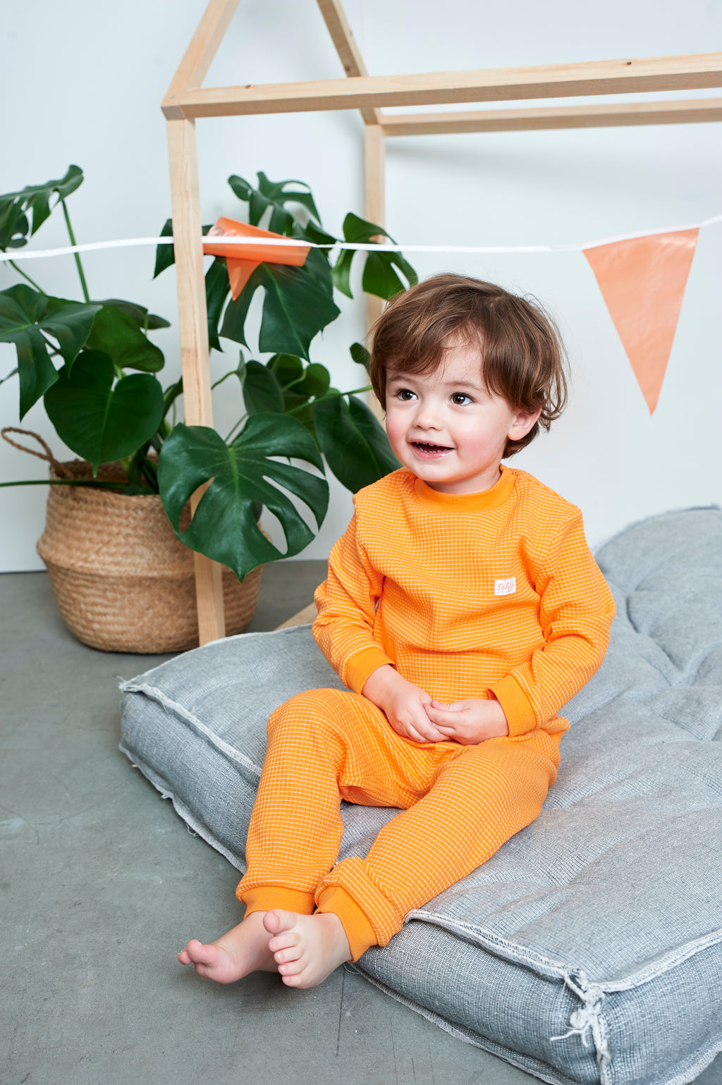 Feetje Pyjama oranje
