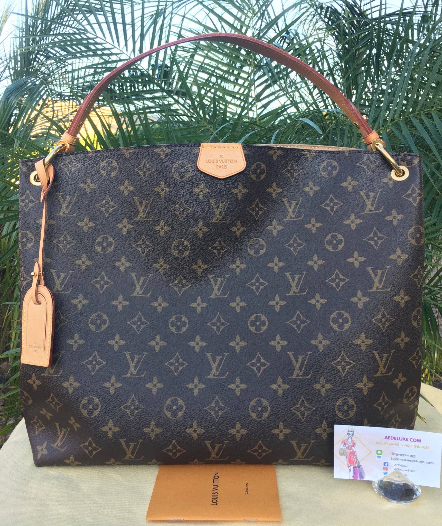 Louis Vuitton Damier Ebene Coated Canvas Graceful MM Gold Hardware, 2021  Available For Immediate Sale At Sotheby's