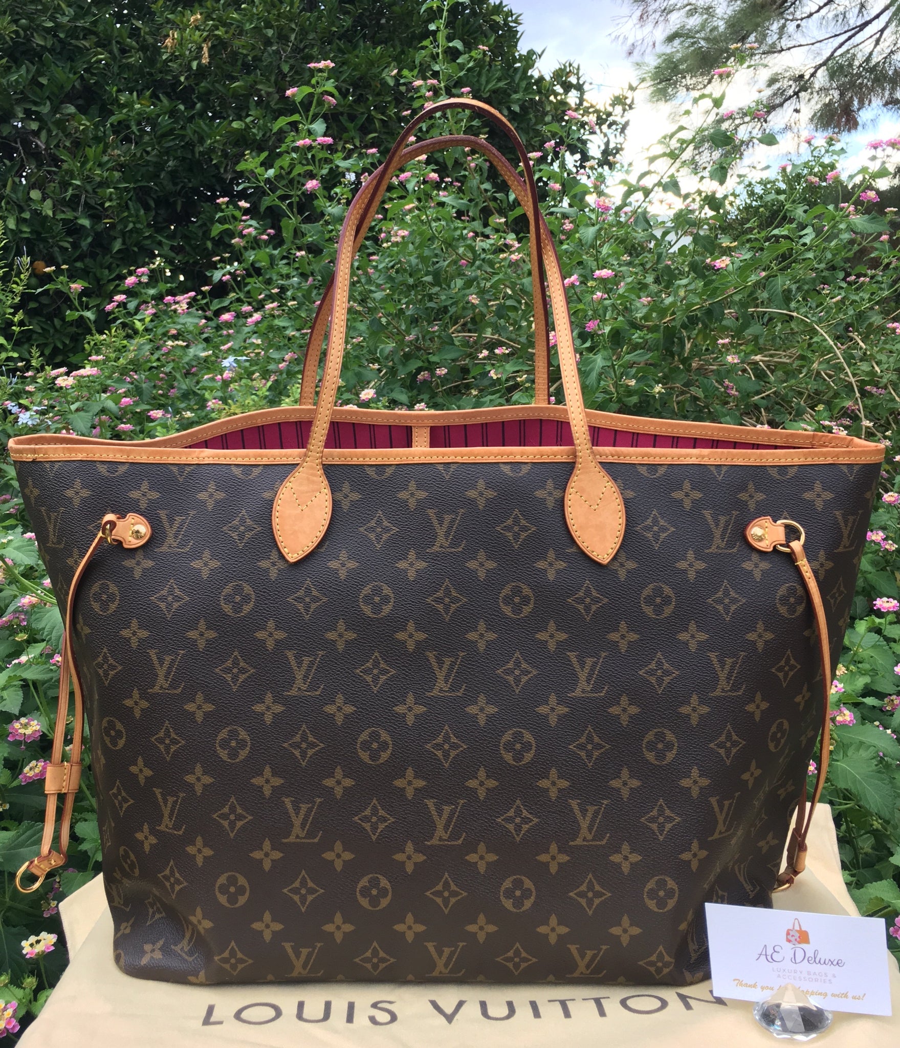 Louis Vuitton Neverfull GM Pivoine Monogram Tote – AE DELUXE LLC