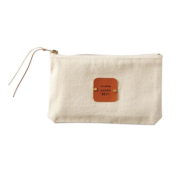 Mud Pie What I Am Cosmetic Bag Canvas