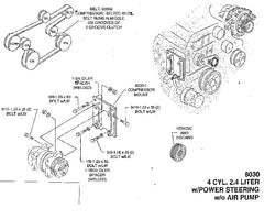 Jeep Wrangler TJ 2003-2006  Liter Engine Bracket - Jeep Air