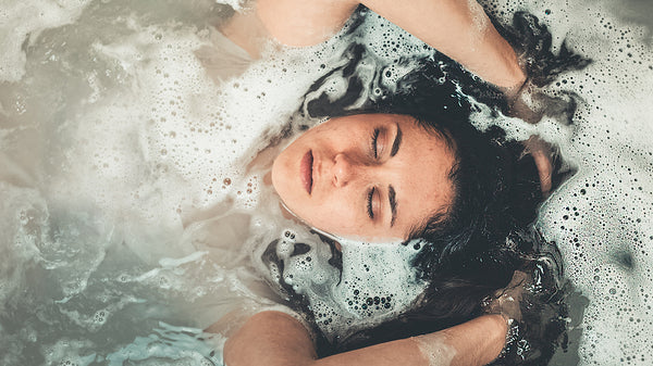 A nice hot bath to love yourself