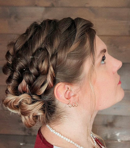 Tutoriel coiffure de mariage pour fillette