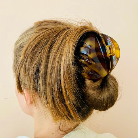 Pince à cheveux en acétate de cellulose fabrication française