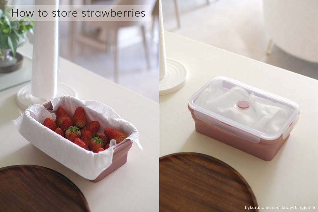 how to store strawberries