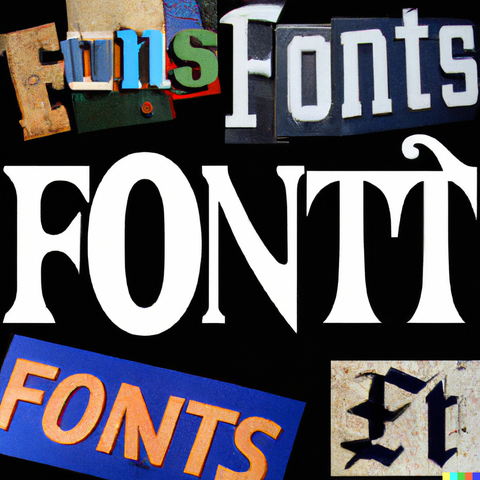 types of font style