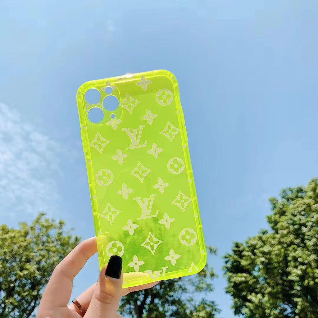 Louis Vuitton Neon iPhone XR Clear Case