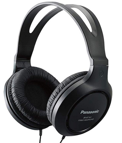 Panasonic Headphones Long Corded (Black 