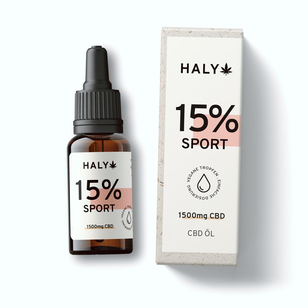 15% CBD ÖL FÜR SPORTLER 15% CBD ÖL FÜR SPORTLER