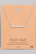 Load image into Gallery viewer, Glam Bar Necklace - Sublime Clothing Boutique