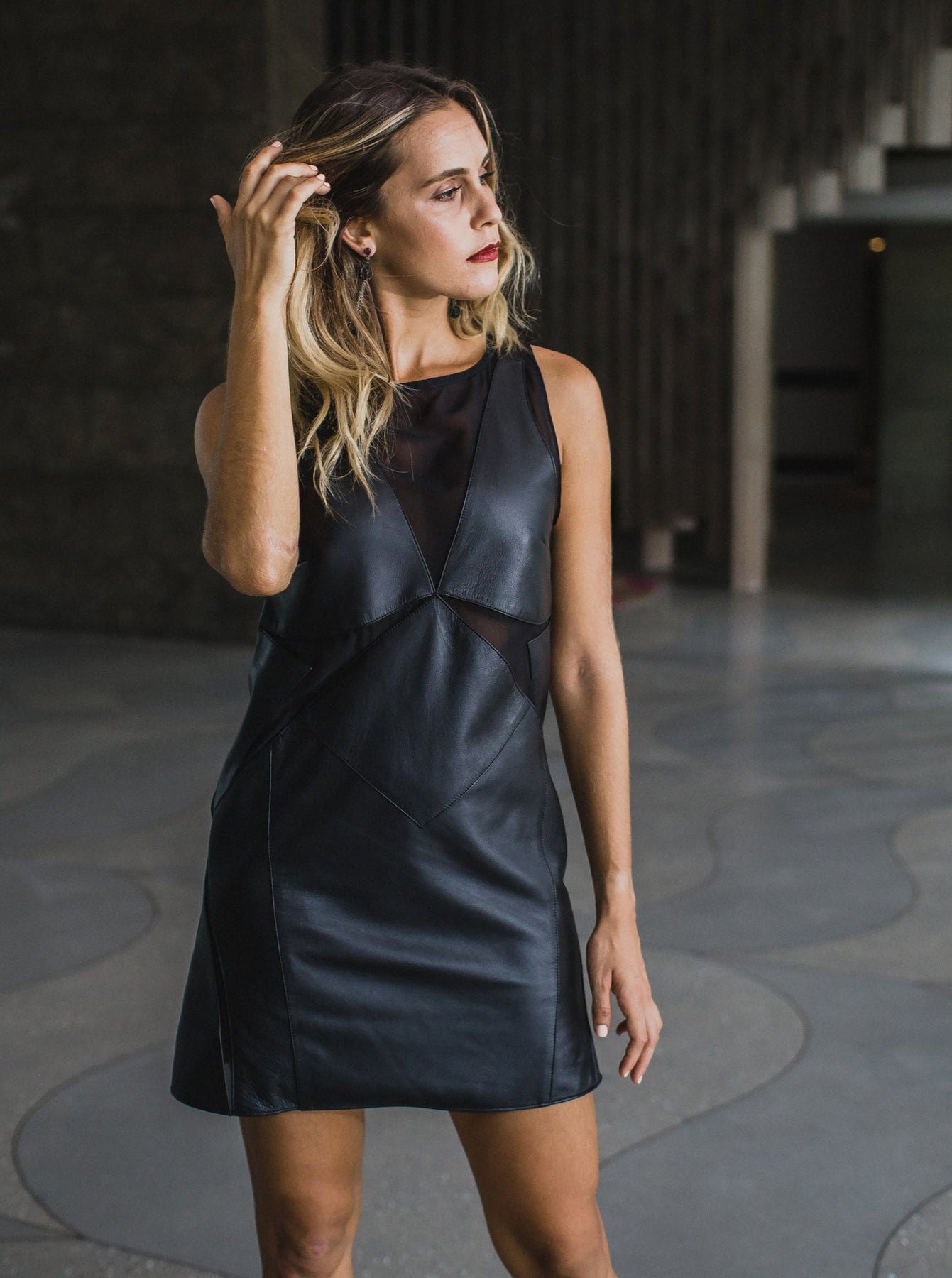 Kiera Cutout Leather Dress – 2NDSKIN THE LABEL