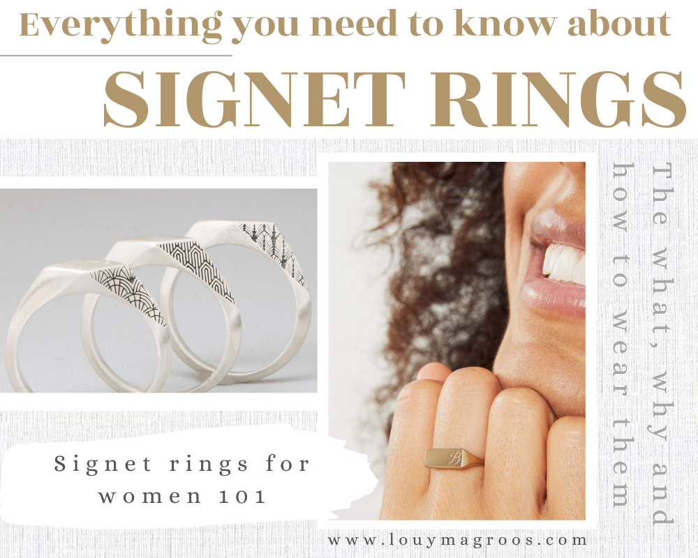 History of signet rings for women