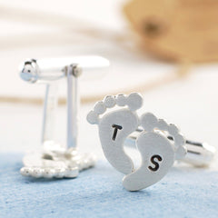 foot print cufflinks for Dad