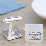 Camera cufflinks