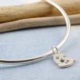 footprint bangle