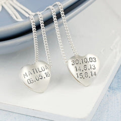 Hand stamped necklaces