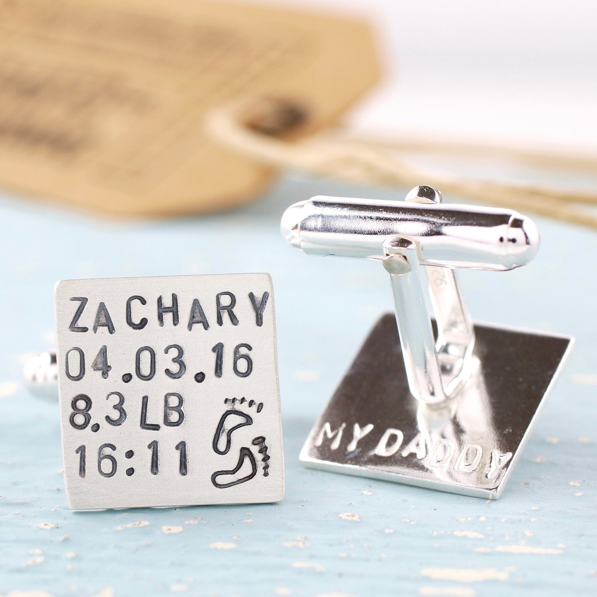 new dad cufflinks