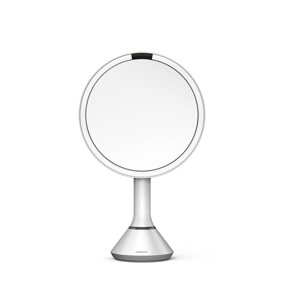 simplehuman magnifying mirror with light