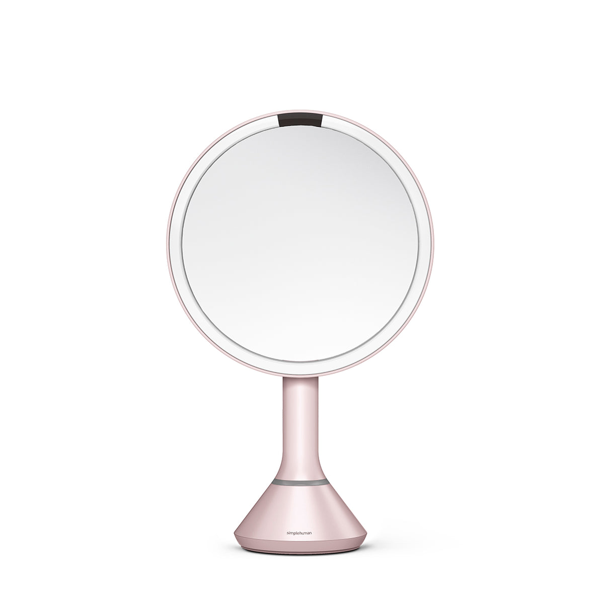 simplehuman magnifying mirror with light