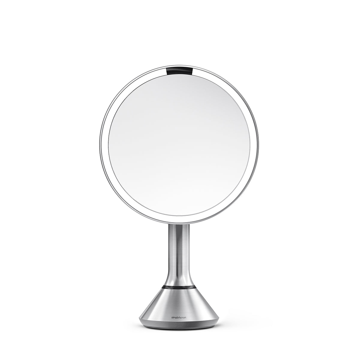 simplehuman magnifying mirror with light