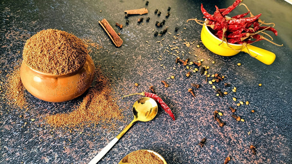 Spices kept in a pot