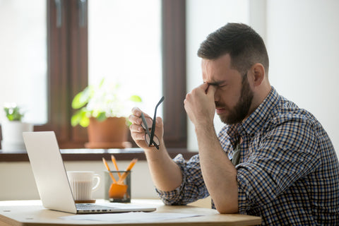 A stressed man