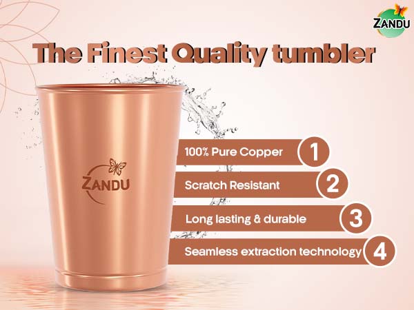 Why Choose Zandu Copper Tumbler?