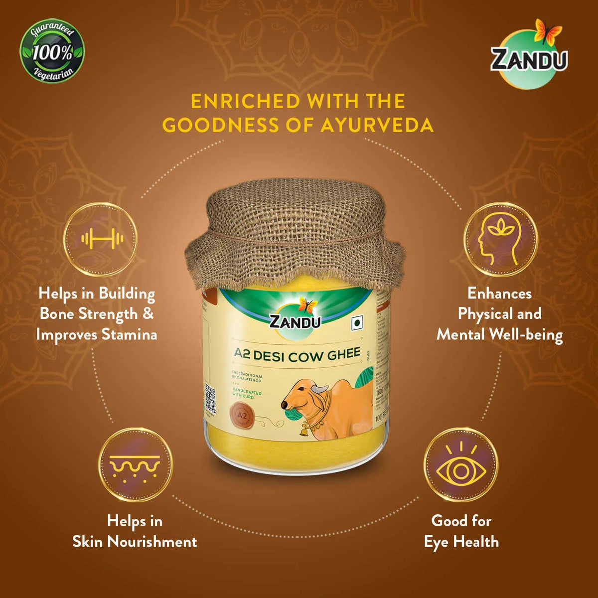 Zandu A2 Cow Ghee Benefits