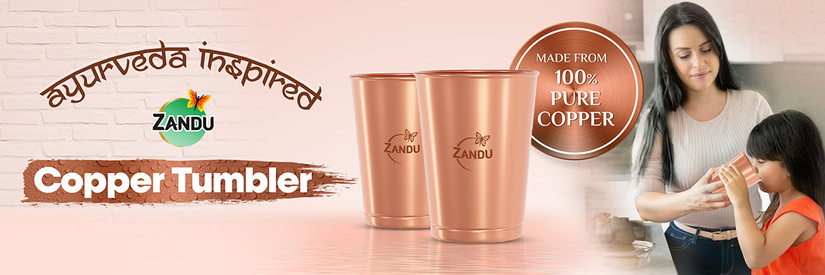 Zandu Copper Tumbler