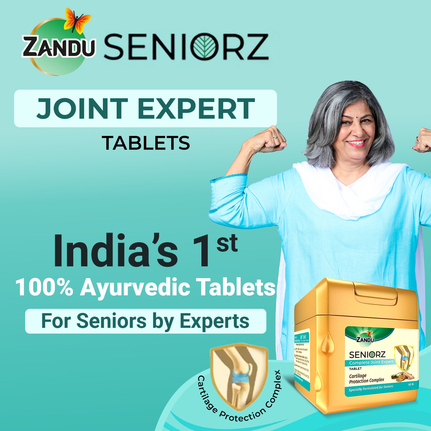 Zandu Seniorz Joint Expert Tablets