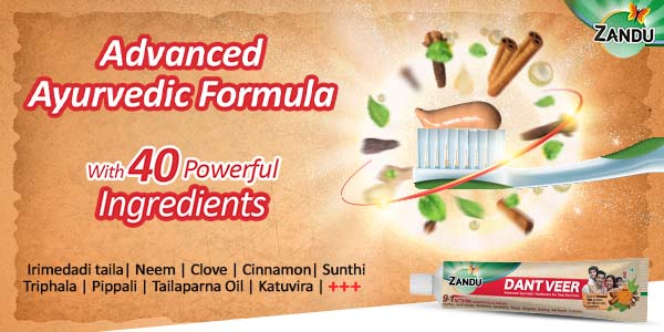 Zandu Dantveer Ayurvedic Toothpaste Ingridents